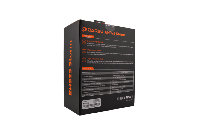 Игровые наушники DAREU EH925 Storm HS-EH925-STRM фото
