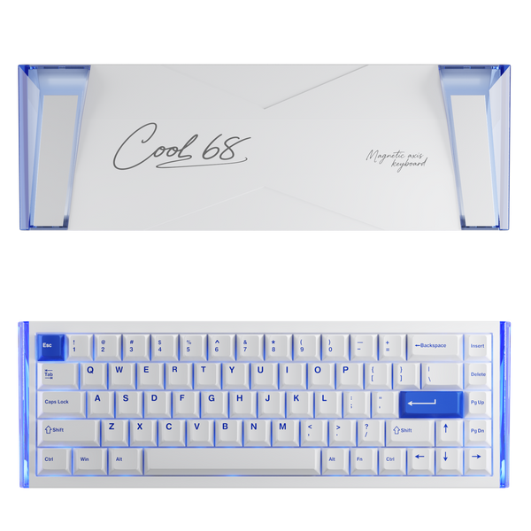 Магнитная игровая клавиатура DAREU COOL 68 (8000Hz / Rapid Trigger) KB-COOL68-OBL фото