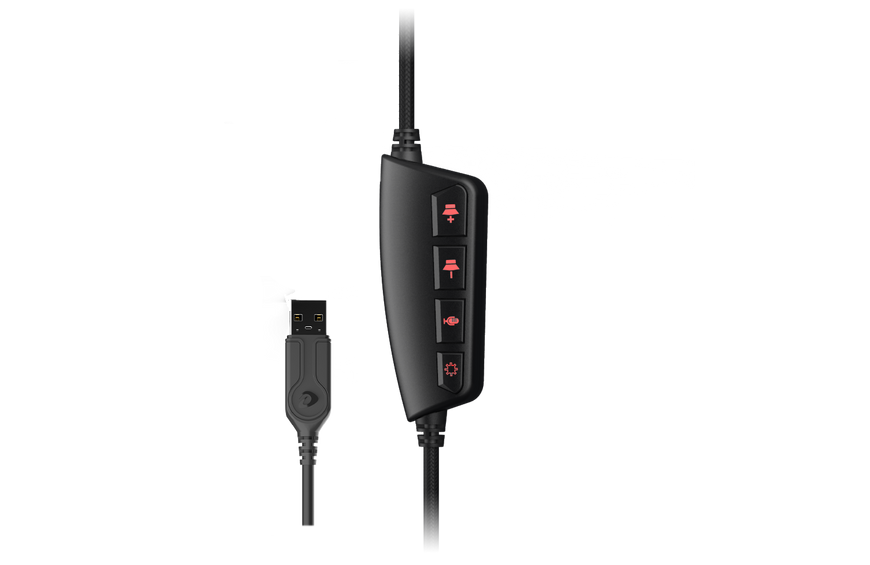 Проводные игровые наушники DAREU EH925 HS-EH925-BK фото