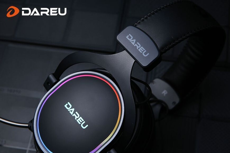 Проводные игровые наушники DAREU EH925 HS-EH925-BK фото