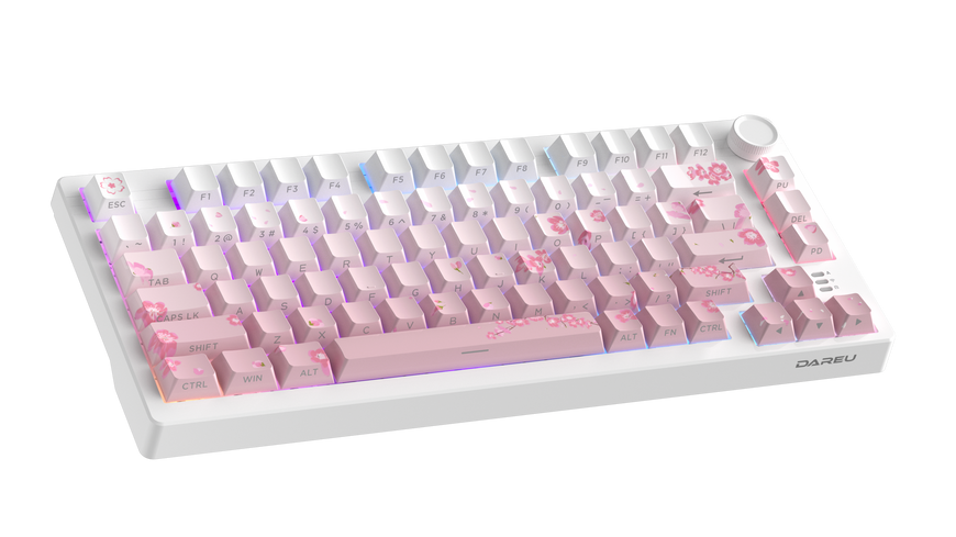 Игровая механическая беспроводная клавиатура DAREU EK75 Pro Sakura (UA) KB-EK75P-SKR фото
