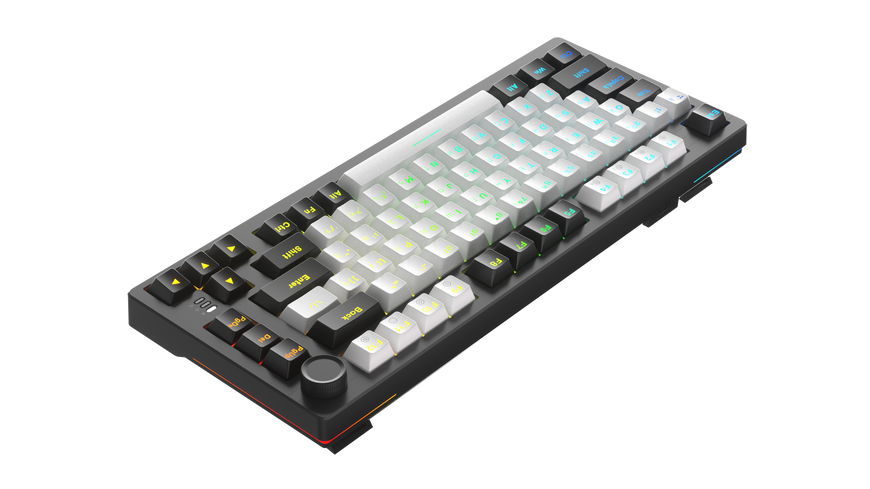 Игровая механическая проводная клавиатура DAREU EK75 White-Black KB-EK75-BW фото