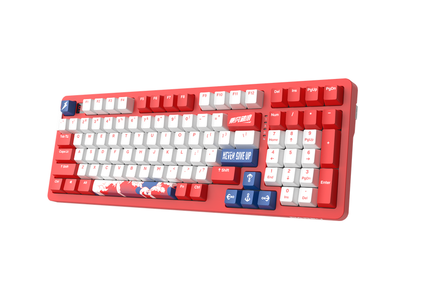 Трехрежимная игровая клавиатура DAREU A98 Pro KB-A98P-RD фото