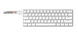 Игровая магнитная клавиатура DAREU EK60 HE KB-EK60HE-WT фото 3
