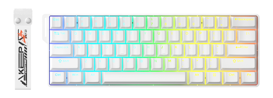 Игровая магнитная клавиатура DAREU EK60 HE KB-EK60HE-WT фото