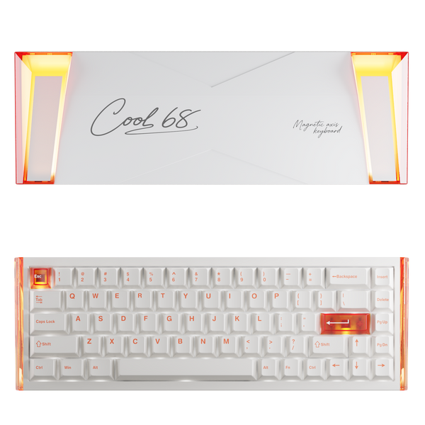 Магнитная игровая клавиатура DAREU COOL 68 (8000Hz / Rapid Trigger) KB-COOL68-ORG фото
