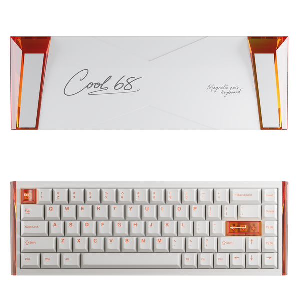 Магнитная игровая клавиатура DAREU COOL 68 (8000Hz / Rapid Trigger) KB-COOL68-ORG фото